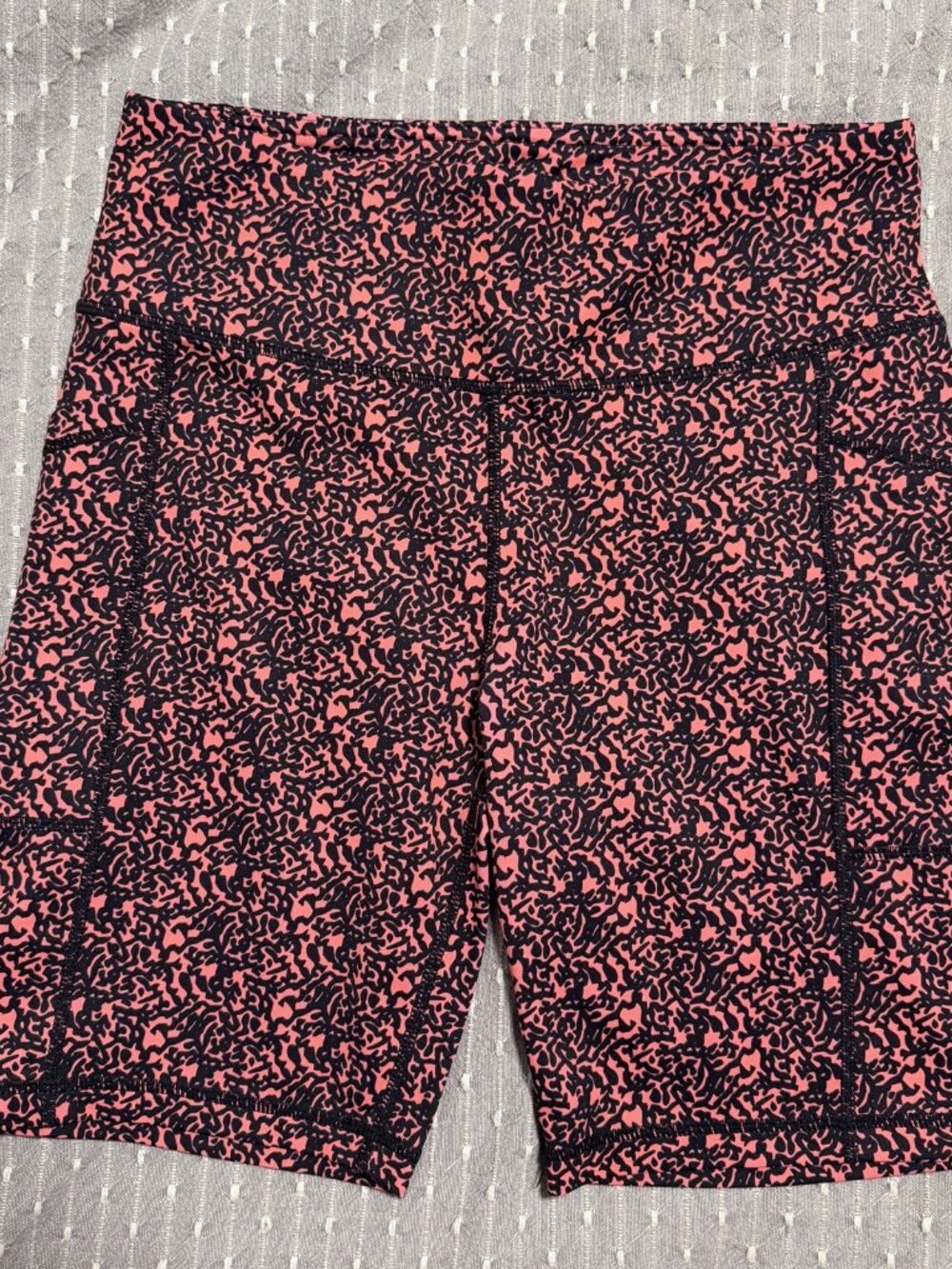 Senita Athletics High Waisted Rio Shorts 7" Electric Maze Size S